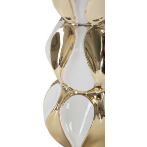 Mauro Ferretti lampada da tavolo Glam Balls E27 Ø 28x46 cm oro bianco