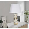 Mauro Ferretti lampada da tavolo Glam Balls E27 Ø 28x46 cm oro bianco