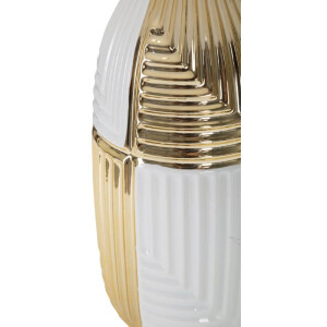Mauro Ferretti lampada da tavolo Glam Line E27 Ø 33x54 cm oro bianco