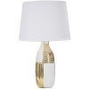 Mauro Ferretti lampada da tavolo Glam Line E27 Ø 33x54 cm oro bianco
