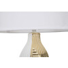 Mauro Ferretti lampada da tavolo Glam Line E27 Ø 33x54 cm oro bianco