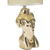 Mauro Ferretti lampada da tavolo Glam man E27 25x42,5 cm oro