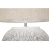 Mauro Ferretti lampada da tavolo Atene E27 Ø 38x59 cm bianco lavato marrone