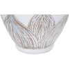 Mauro Ferretti lampada da tavolo Atene ovale E27 Ø 38x67 cm bianco lavato marrone