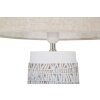 Mauro Ferretti lampada da tavolo Nairobi E27 Ø 35x60,5 cm bianco lavato marrone