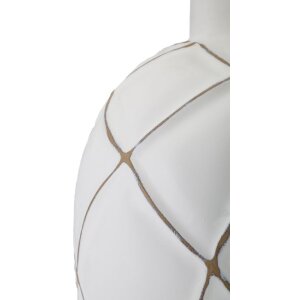 Mauro Ferretti lampada da tavolo linee E27 Ø 35x60 cm bianco lavato