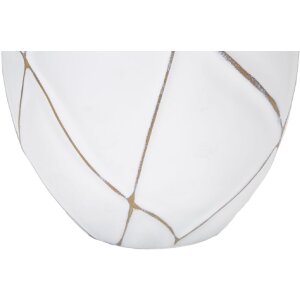 Mauro Ferretti lampada da tavolo linee E27 Ø 35x60 cm bianco lavato
