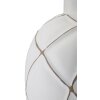 Mauro Ferretti lampada da tavolo linee E27 Ø 35x60 cm bianco lavato
