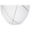 Mauro Ferretti lampada da tavolo linee E27 Ø 35x60 cm bianco lavato