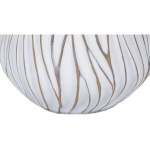 Mauro Ferretti lampada da tavolo Honduras E27 Ø 35x48 cm bianco lavato