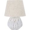 Mauro Ferretti lampada da tavolo Honduras E27 Ø 35x48 cm bianco lavato