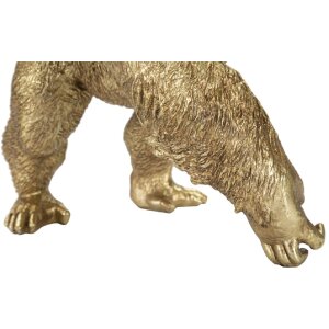 Mauro Ferretti Gorilla lampada da tavolo E14 22,5x16x40 cm oro
