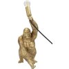 Mauro Ferretti Gorilla lampada da tavolo E14 22,5x16x40 cm oro