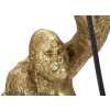 Mauro Ferretti Gorilla lampada da tavolo E14 22,5x16x40 cm oro