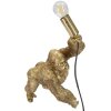 Mauro Ferretti Gorilla lampada da tavolo E14 22,5x16x40 cm oro