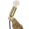 Mauro Ferretti Gorilla lampada da tavolo E14 22,5x16x40 cm oro