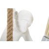 Mauro Ferretti plafoniera monkey E27 Ø 27x32x60 cm bianco marrone