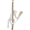 Mauro Ferretti plafoniera monkey E27 Ø 27x32x60 cm bianco marrone