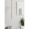 Mauro Ferretti plafoniera monkey E27 Ø 27x32x60 cm bianco marrone