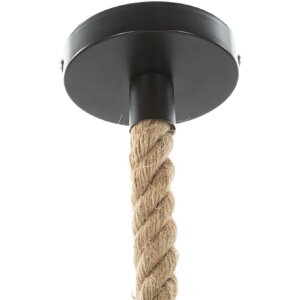 Mauro Ferretti plafoniera monkey E27 Ø 27x32x60 cm nero marrone