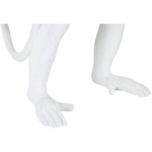 Mauro Ferretti lampada da tavolo monkey E27 Ø 26x34x55 cm bianco