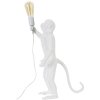 Mauro Ferretti lampada da tavolo monkey E27 Ø 26x34x55 cm bianco