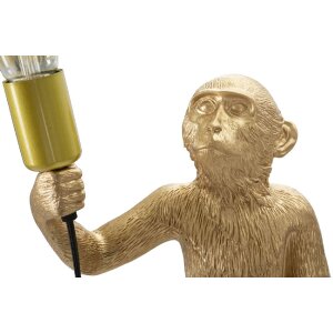 Mauro Ferretti lampada da tavolo monkey E27 Ø 26x34x55 cm oro