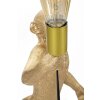 Mauro Ferretti lampada da tavolo monkey E27 Ø 26x34x55 cm oro