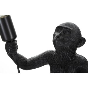 Mauro Ferretti lampada da tavolo monkey E27 Ø 26x34x55 cm nero