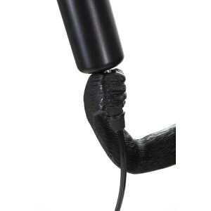 Mauro Ferretti lampada da tavolo monkey E27 Ø 26x34x55 cm nero