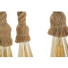 Mauro Ferretti plafoniera corda di bambù 6 luci E27 80x15x120 cm marrone