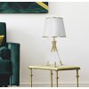 Mauro Ferretti lampada da tavolo Triply E27 Ø 28x57 cm bianco oro