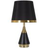 Mauro Ferretti lampada da tavolo Blacky E27 Ø 28x50 cm oro nero