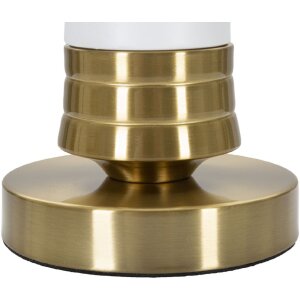 Mauro Ferretti lampada da tavolo Whity E27 Ø 31x52 cm bianco oro