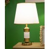 Mauro Ferretti lampada da tavolo Whity E27 Ø 31x52 cm bianco oro
