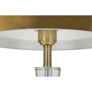 Mauro Ferretti lampada da tavolo Kristal E27 Ø 30x56 cm oro bianco