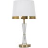 Mauro Ferretti lampada da tavolo Kristal E27 Ø 30x56 cm oro bianco