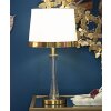 Mauro Ferretti lampada da tavolo Kristal E27 Ø 30x56 cm oro bianco