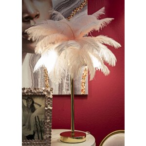 Mauro Ferretti lampada da tavolo palma 2 luci E14 Ø 40x55 cm oro rosa