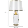Mauro Ferretti lampada da tavolo in ceramica E27 Ø 40x70 cm oro bianco