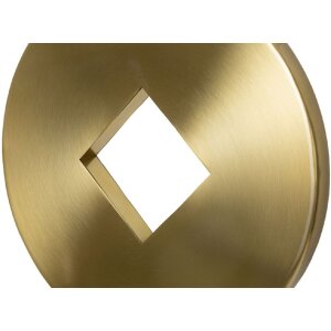 Mauro Ferretti lampada da tavolo Coin E270 Ø 30x53 cm bianco oro