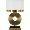 Mauro Ferretti lampada da tavolo Coin E270 Ø 30x53 cm bianco oro