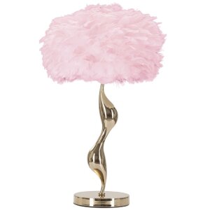 Mauro Ferretti lampada da tavolo slim E27 Ø 40x63 cm oro rosa