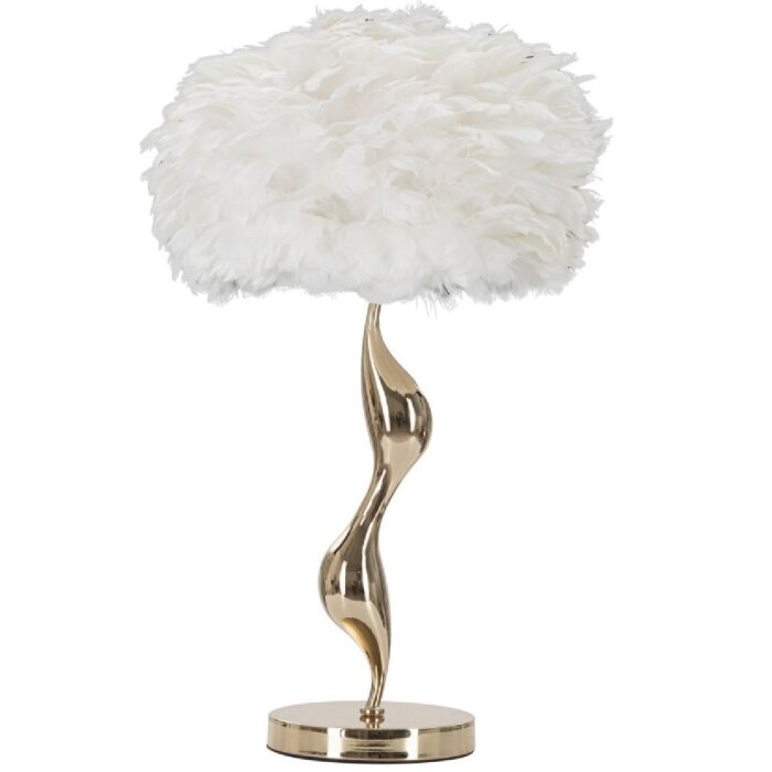Mauro Ferretti lampada da tavolo slim E27 Ø 40x63 cm oro bianco