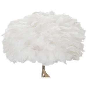Mauro Ferretti lampada da tavolo slim E27 Ø 40x63 cm oro bianco