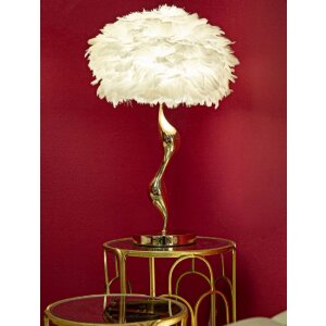 Mauro Ferretti lampada da tavolo slim E27 Ø 40x63 cm oro bianco