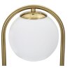 Mauro Ferretti lampada da tavolo Glamy Arc E14 Ø 21x47 cm bianco oro