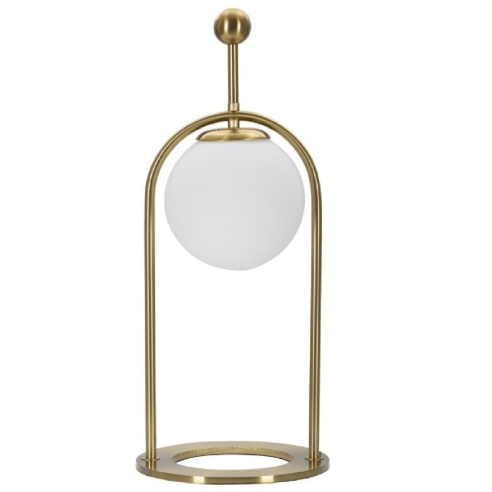 Mauro Ferretti lampada da tavolo Glamy Arc E14 Ø 21x50 cm oro bianco