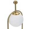 Mauro Ferretti lampada da tavolo Glamy Arc E14 Ø 21x50 cm oro bianco