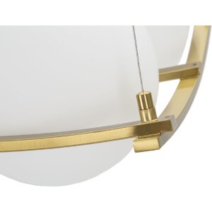 Mauro Ferretti plafoniera Japan quadrata 4 luci E27 45x45x20 cm oro bianco